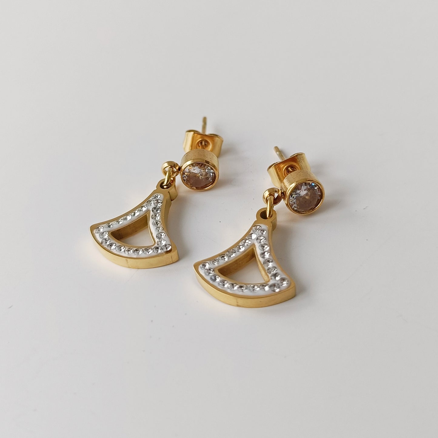 Stainless steel earring