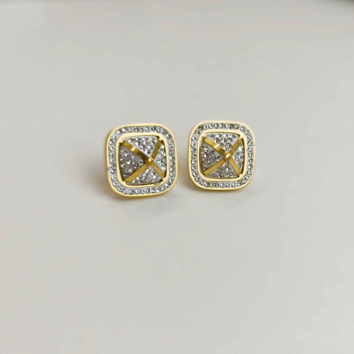 Soraya earring with rhinestones