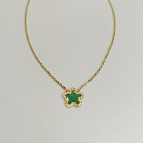 Soraya necklace with rhinestones