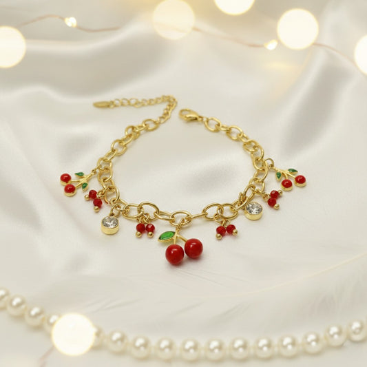 Bracelet cerise